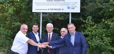 Modernizacja trzech odcinków dróg powiatowych w miejscowości Cieszów w gminie Stare Bogaczowice