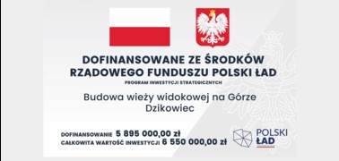 Częściowy odbiór wieży widokowej na Dzikowcu