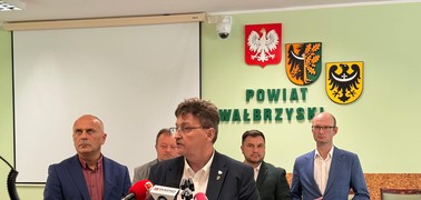 Konferencja prasowa w Starostwie Powiatowym