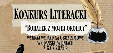 Konkurs literacki dla dzieci i młodzieży zamieszkującej tereny objęte stanem klęski żywiołowej z września 2024 roku