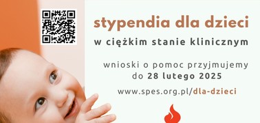 Program Pomocy Dzieciom stypendia dla dzieci w ciężkim stanie klinicznym