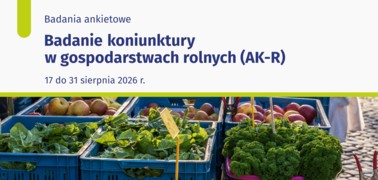 Rozpoczęło się kolejne Badanie Koniunktury w Gospodarstwach Rolnych (AK-R)